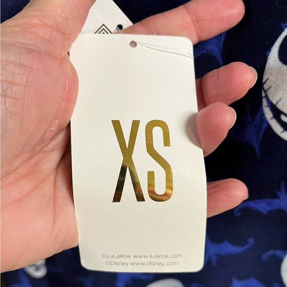 Jack Skellington Short Sleeve Swing Top - LuLaRoe Perfect T - Picture 7 of 9